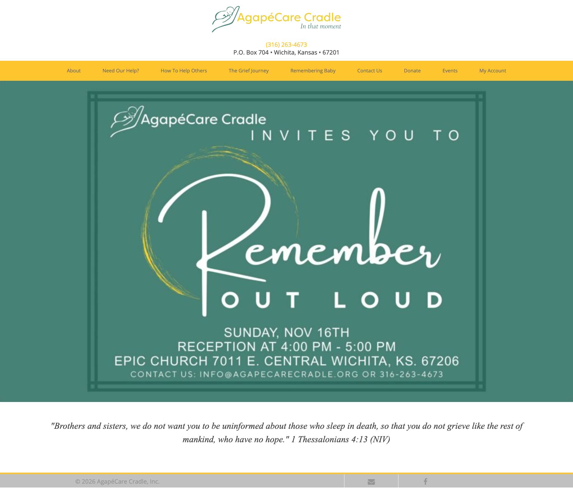 Preview of AgapéCare Cradle – In that moment