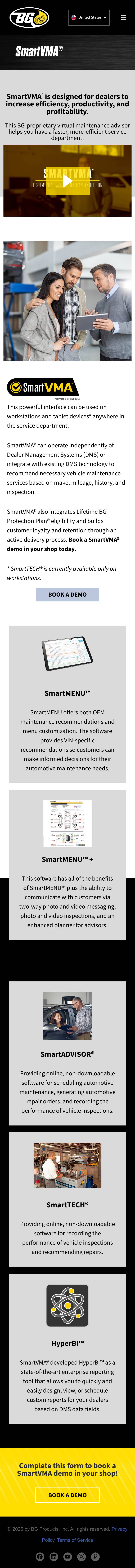SmartVMA Platform - Mobile View