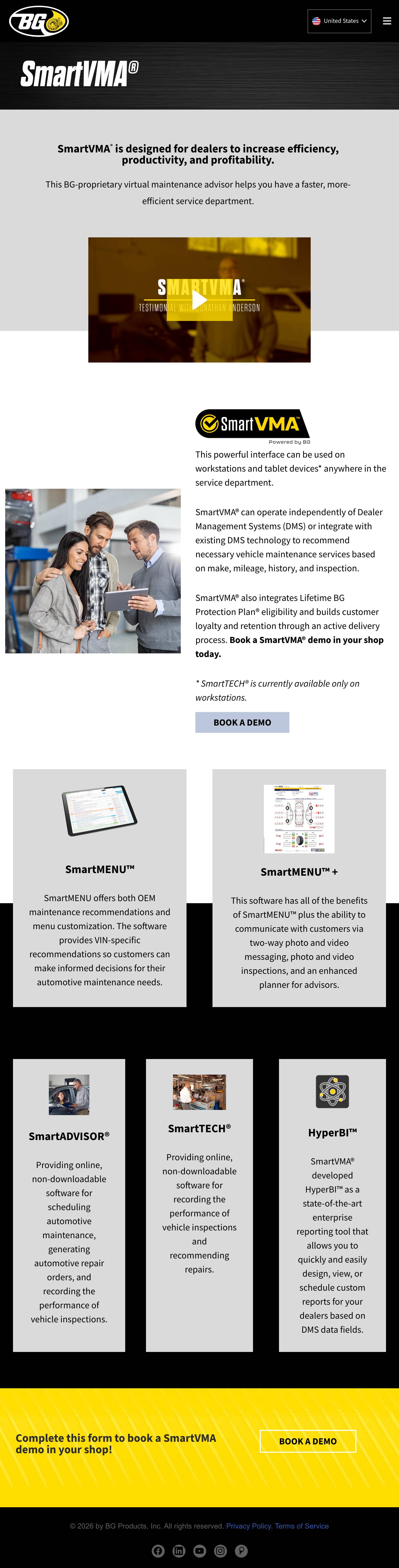 SmartVMA Platform - Tablet View