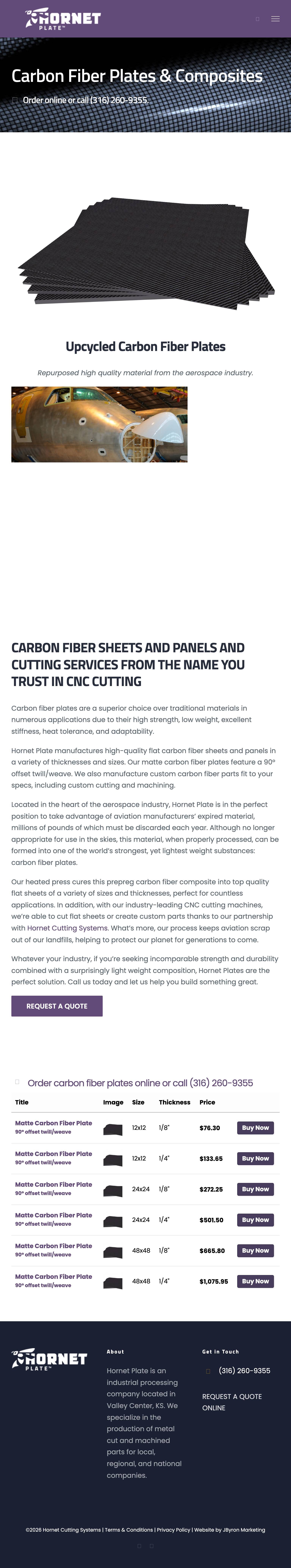 Hornet Carbon Fiber - Tablet View