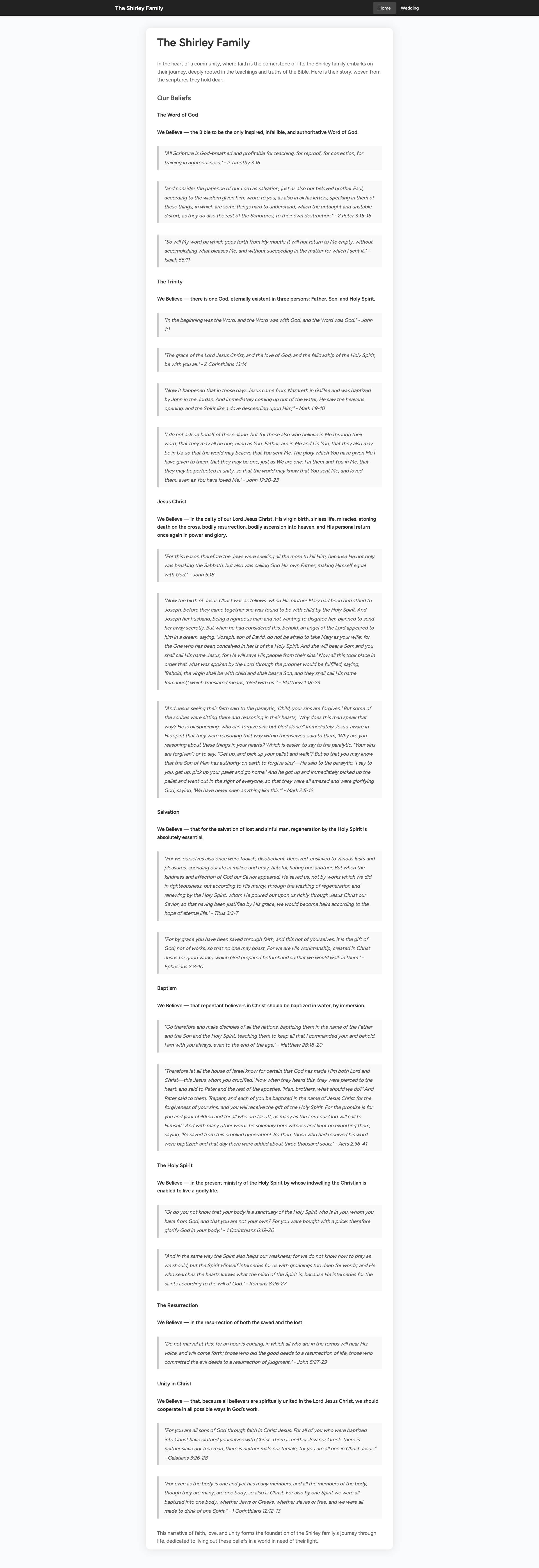 Preview of Shirley Family